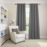 Aquazolax Blackout Drape Curtains, 52 By 95 Inch, Grey, 1 Pair
